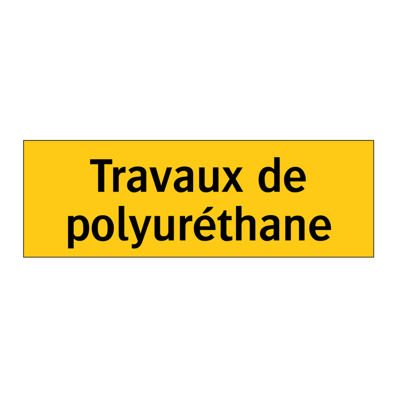 Travaux de polyuréthane