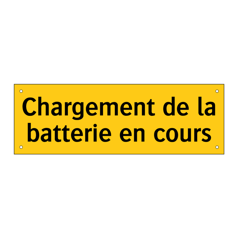 Chargement de la batterie en cours