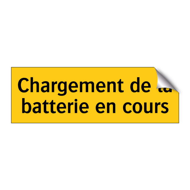 Chargement de la batterie en cours