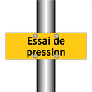 Essai de pression