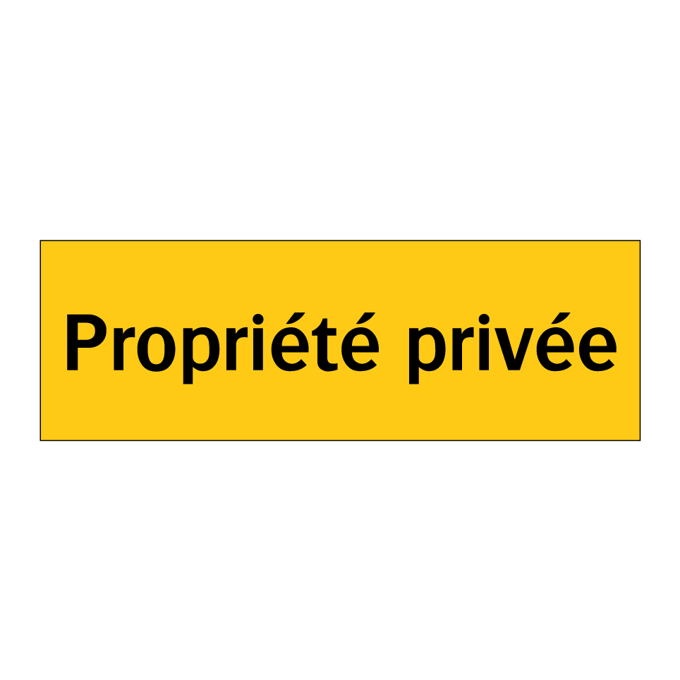 Propriété privée