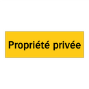 Propriété privée