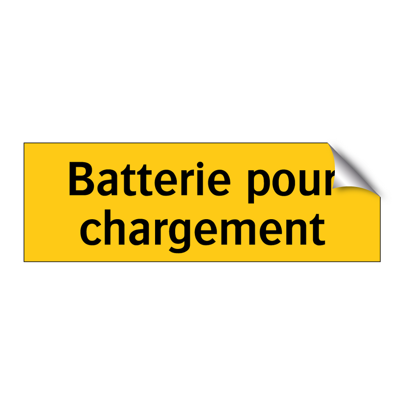 Batterie pour chargement