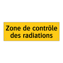 Zone de contrôle des radiations