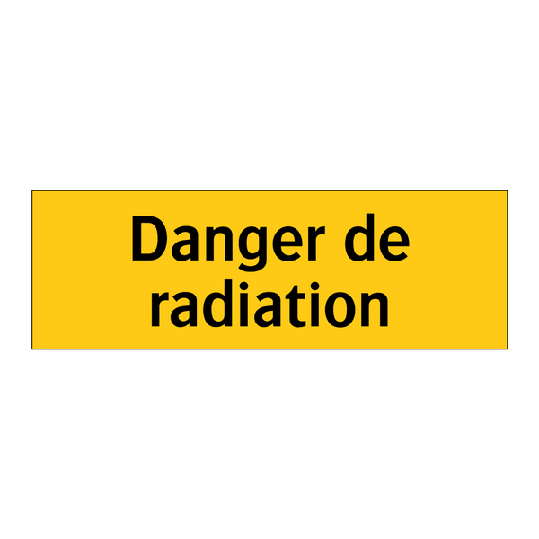 Danger de radiation