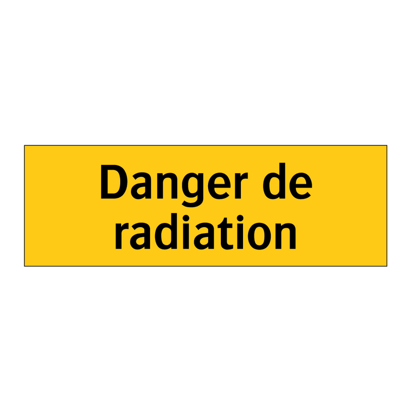 Danger de radiation