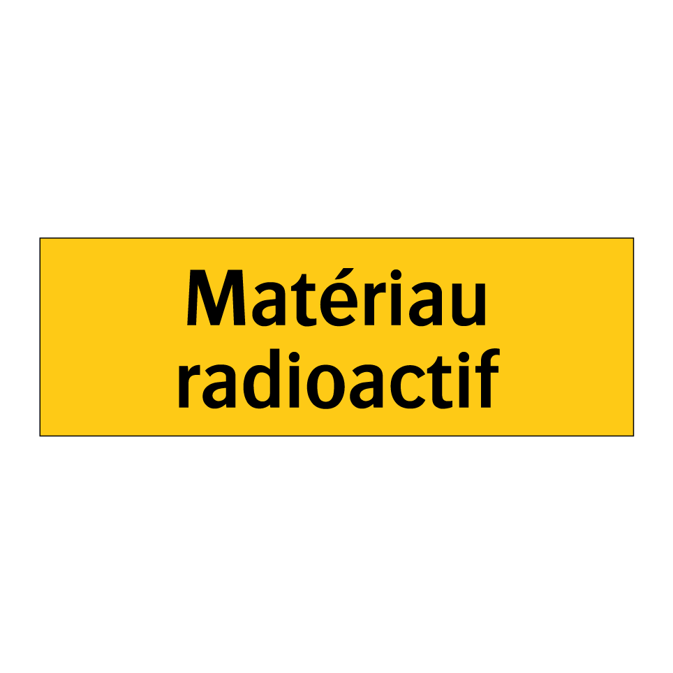 Matériau radioactif