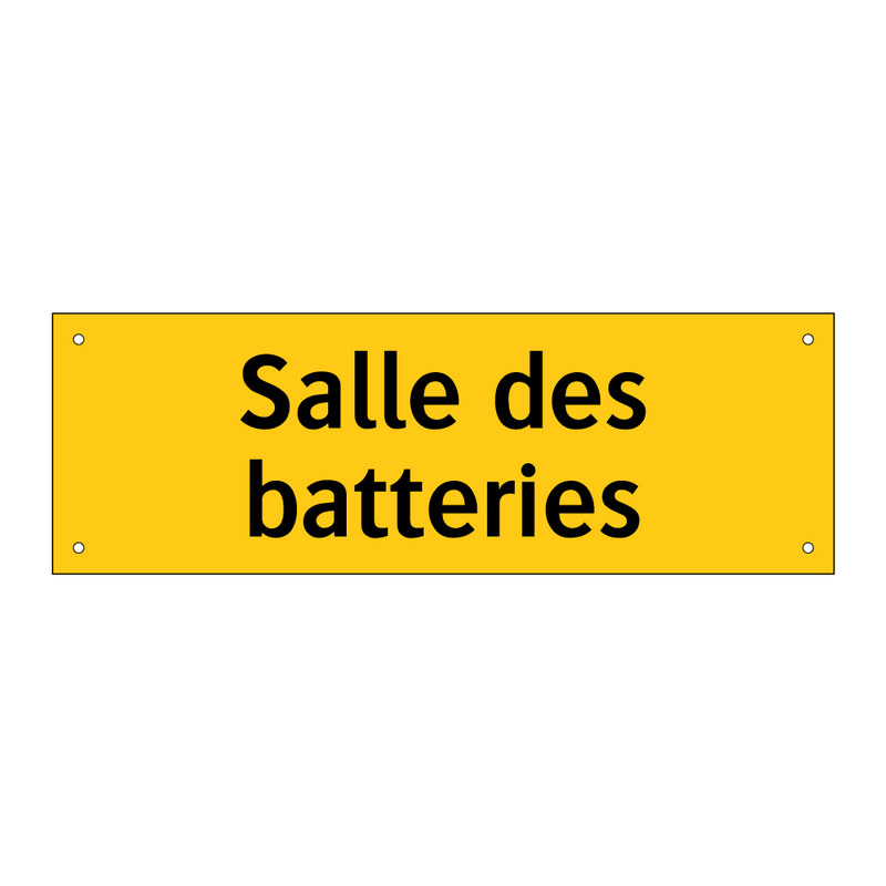 Salle des batteries