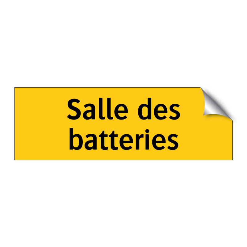 Salle des batteries
