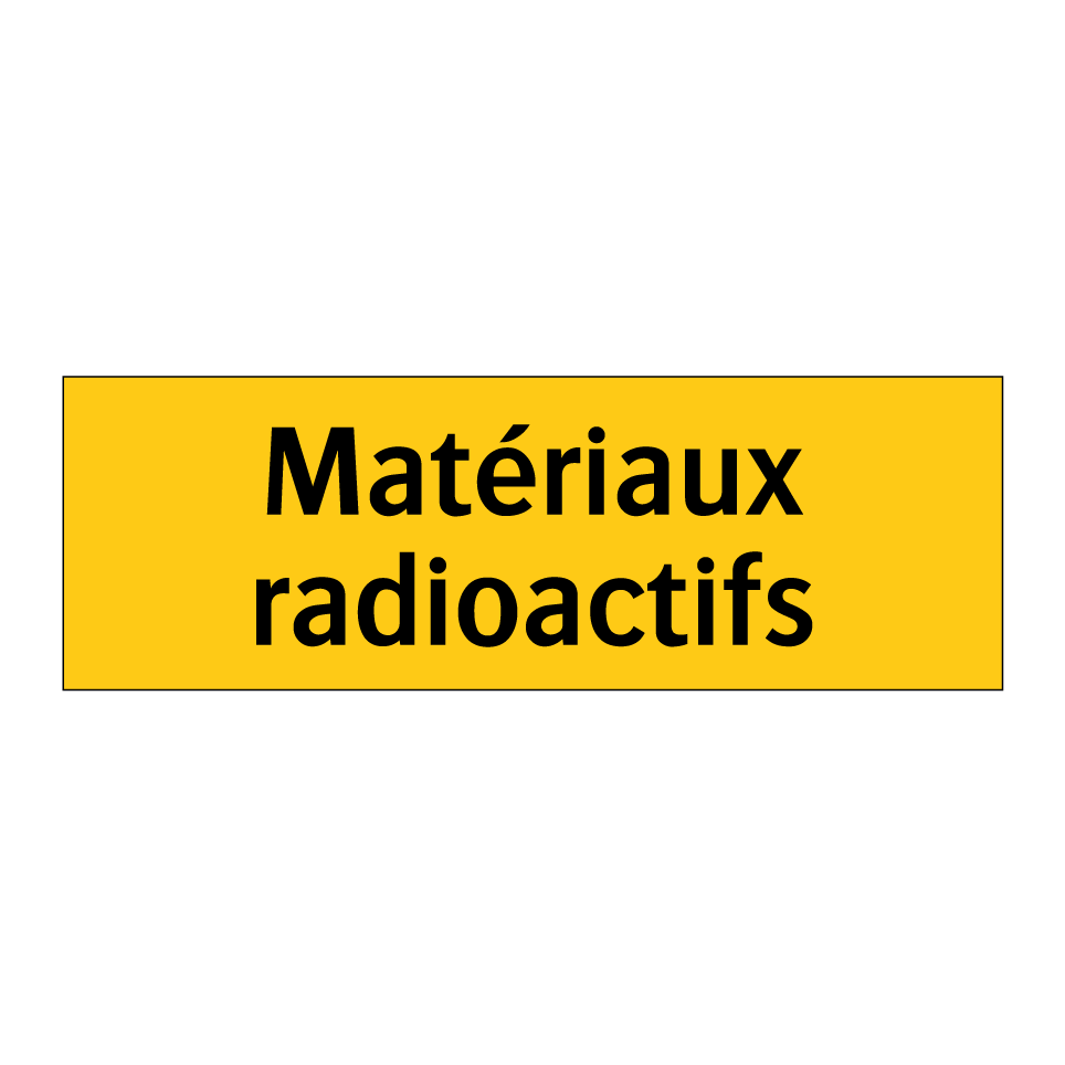 Matériaux radioactifs