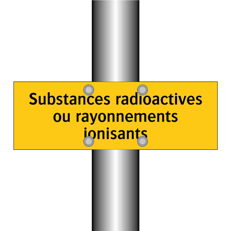 Substances radioactives ou rayonnements ionisants