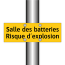 Salle des batteries Risque d'explosion
