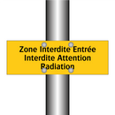 Zone Interdite Entrée Interdite Attention Radiation