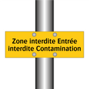 Zone interdite Entrée interdite Contamination