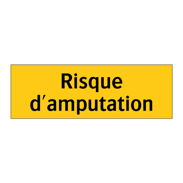 Risque d'amputation