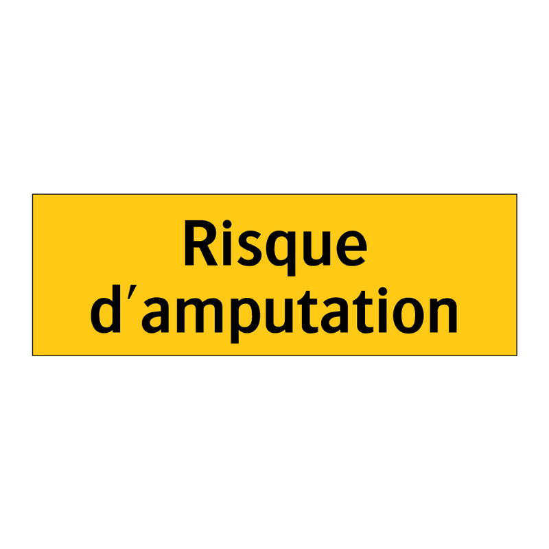 Risque d'amputation