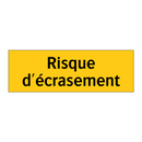 Risque d'écrasement