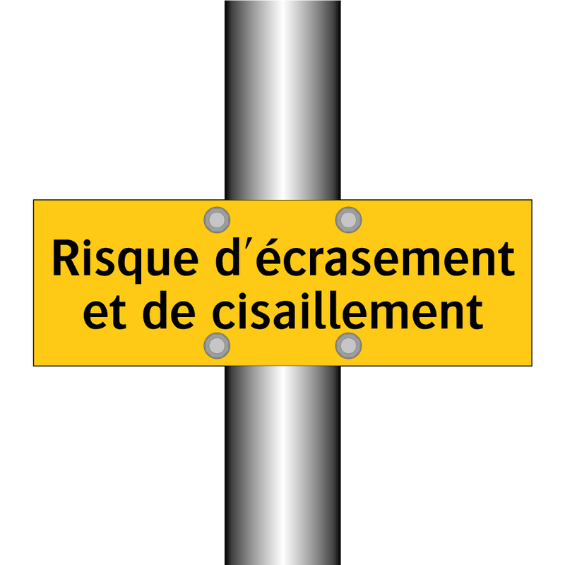Risque d'écrasement et de cisaillement