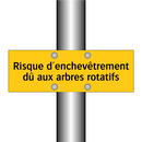 Risque d'enchevêtrement dû aux arbres rotatifs