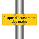 Risque d'écrasement des mains