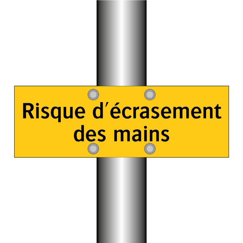 Risque d'écrasement des mains
