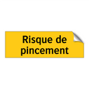 Risque de pincement