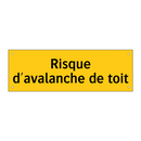 Risque d'avalanche de toit