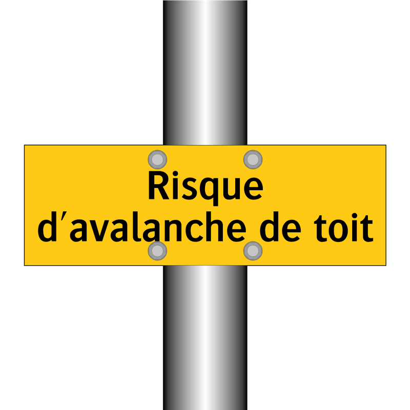 Risque d'avalanche de toit
