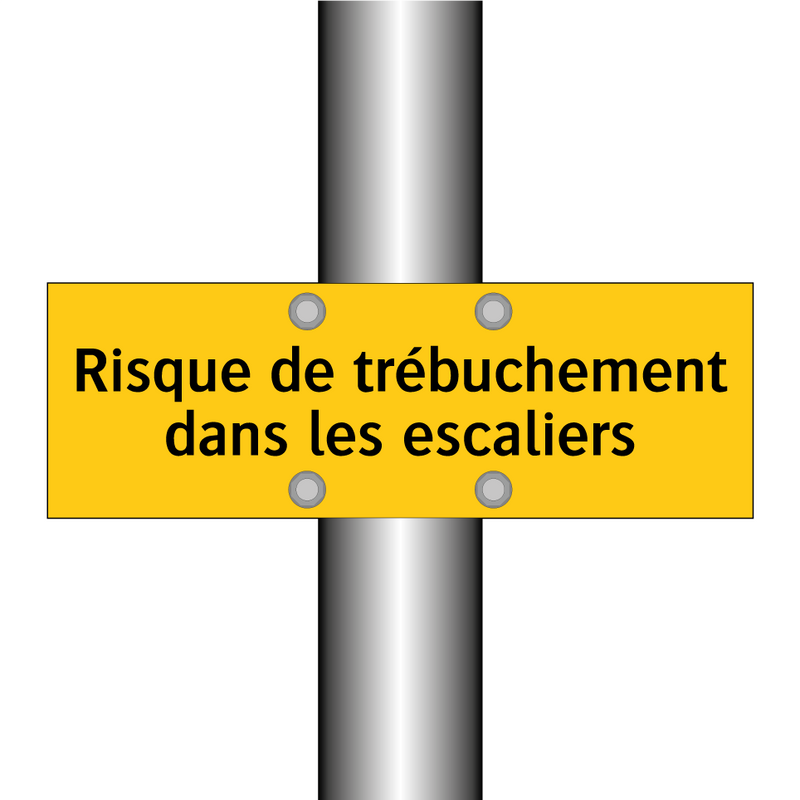 Risque de trébuchement dans les escaliers