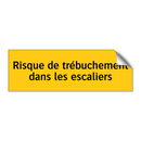 Risque de trébuchement dans les escaliers