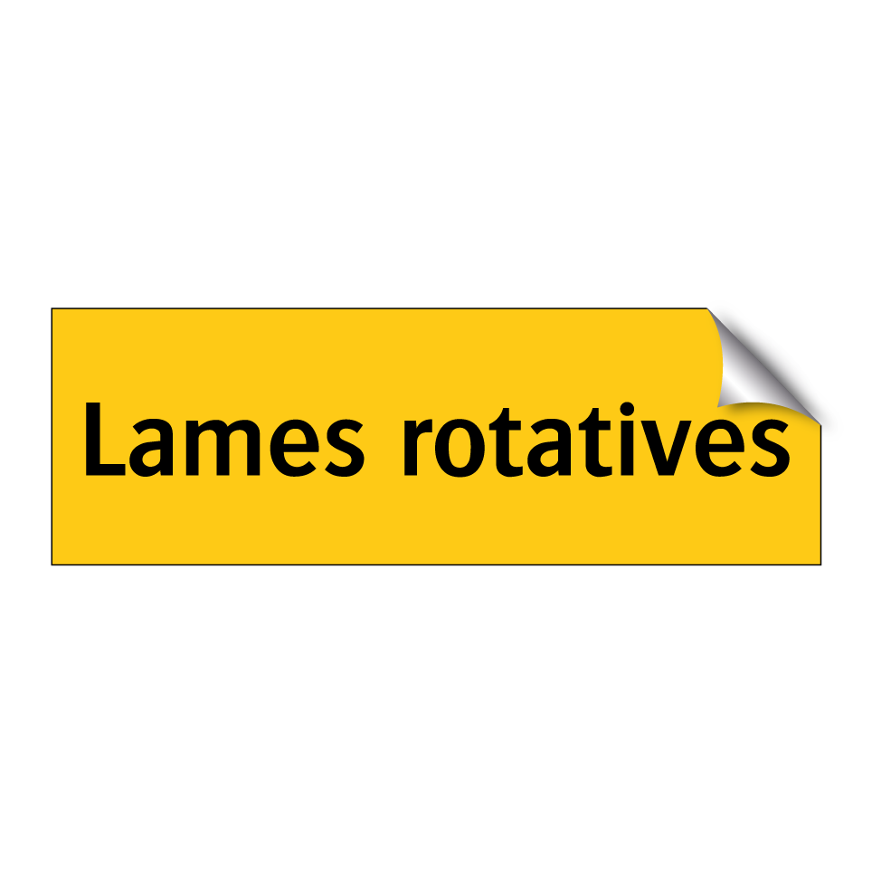 Lames rotatives
