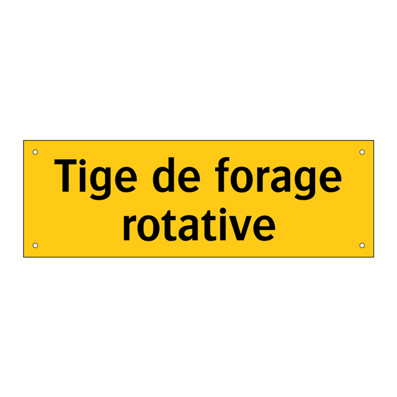 Tige de forage rotative