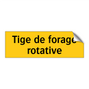 Tige de forage rotative