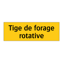 Tige de forage rotative