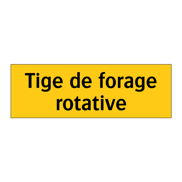 Tige de forage rotative