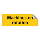 Machines en rotation