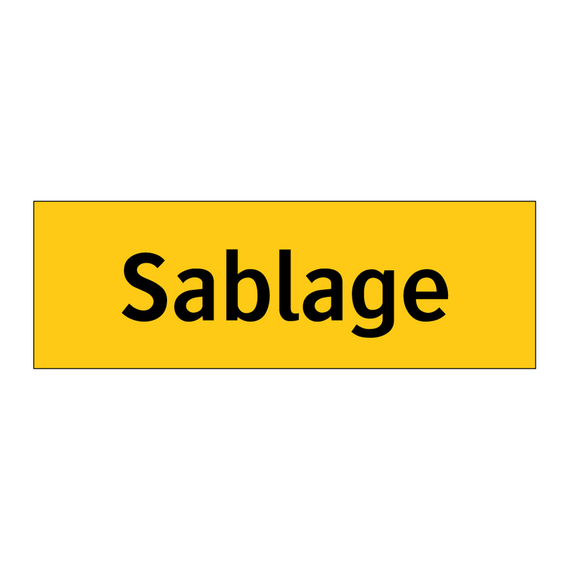 Sablage