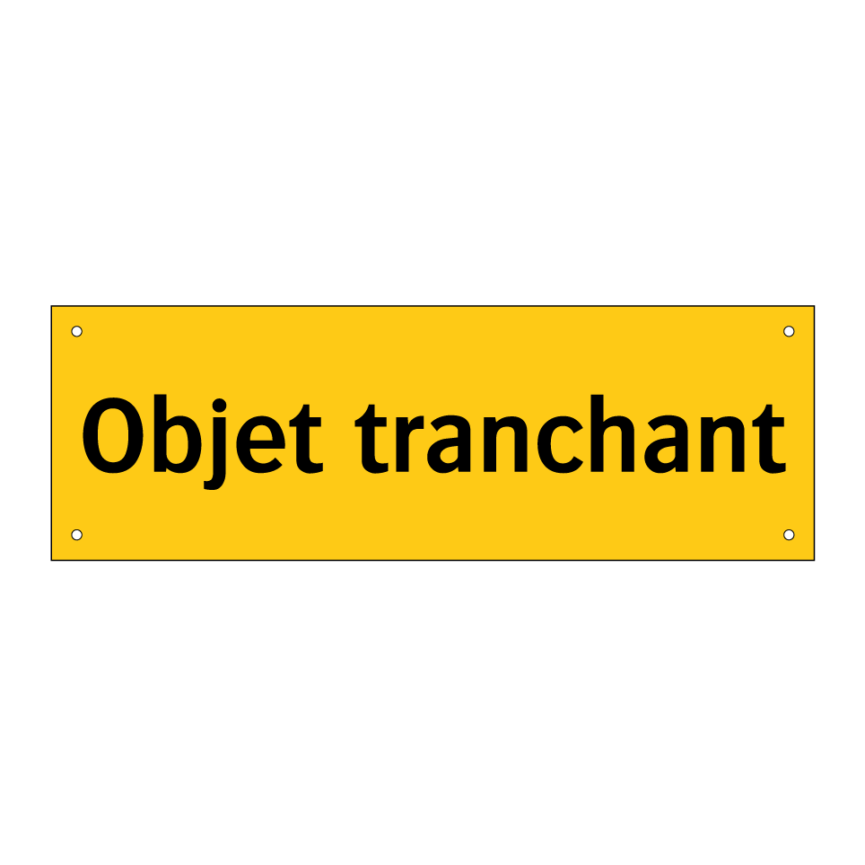 Objet tranchant