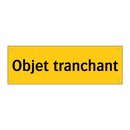 Objet tranchant