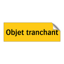 Objet tranchant