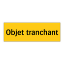 Objet tranchant