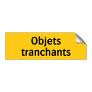 Objets tranchants
