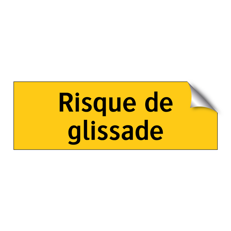 Risque de glissade