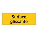 Surface glissante