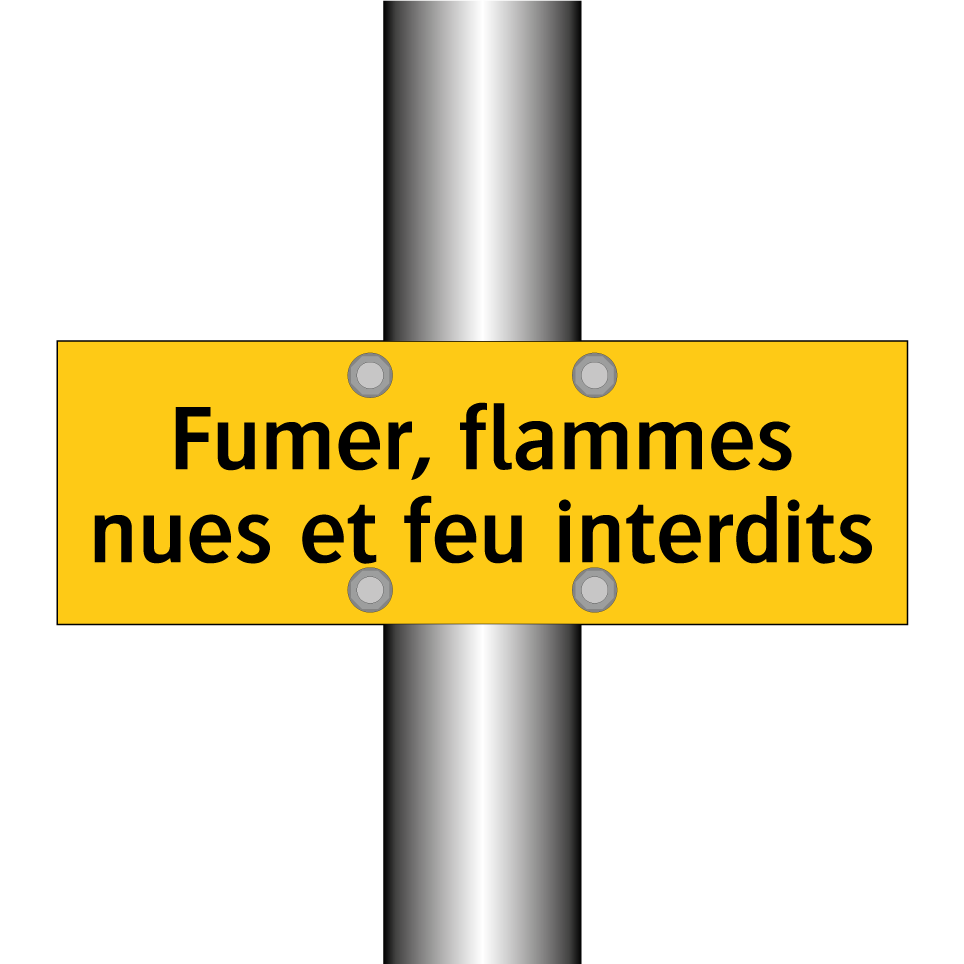 Fumer, flammes nues et feu interdits