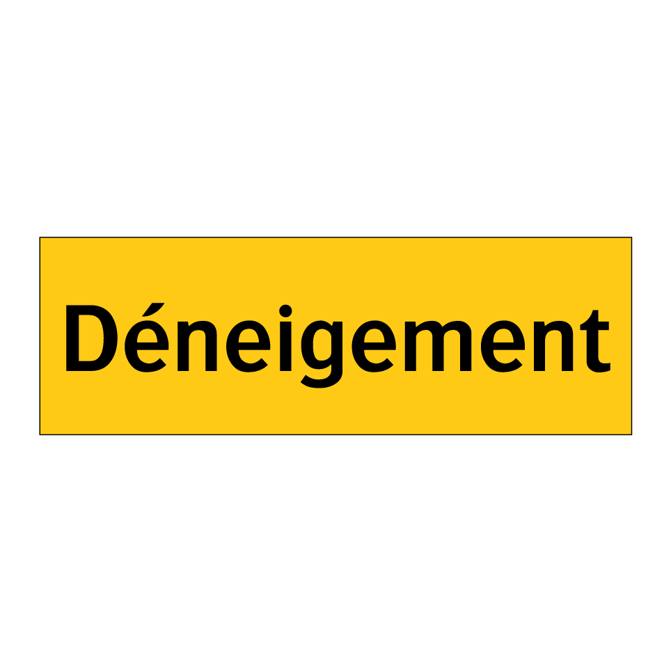Déneigement