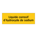 Liquide corrosif d'hydroxyde de sodium