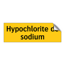 Hypochlorite de sodium