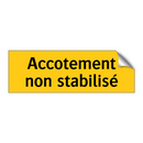 Accotement non stabilisé