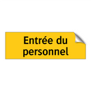 Entrée du personnel